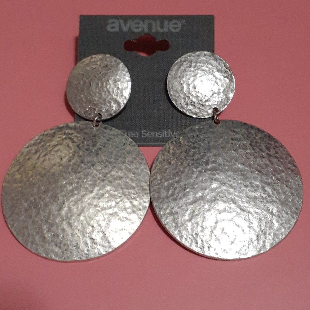 Silver earrings